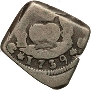 2 Reales - Felipe V, Guatemala, 1733-1746 reverse image