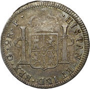 2 Reales - Carlos III, Guatemala, 1772-1785 reverse image
