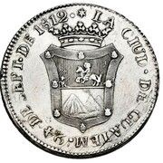 2 Reales - Fernando VII Constitution, Guatemala, 1812 reverse image