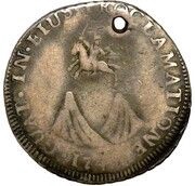 4 Reales - Fernando VI Proclamation, Guatemala, 1747 reverse image