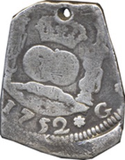 4 Reales - Fernando VI, Guatemala, 1747-1753 reverse image