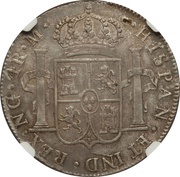 4 Reales - Fernando VII, Guatemala, 1808-1810 reverse image