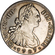 8 Reales - Carlos IV obverse image