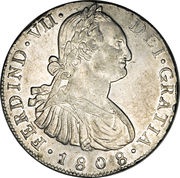 8 Reales - Fernando VII obverse image