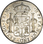 8 Reales - Fernando VII reverse image