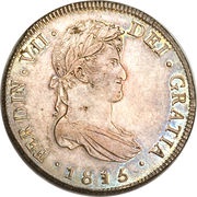 8 Reales - Fernando VII obverse image