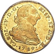 2 Escudos - Carlos IV obverse image
