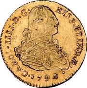 2 Escudos - Carlos IV obverse image