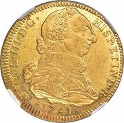 4 Escudos - Carlos III obverse image