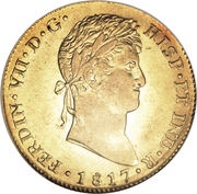 4 Escudos - Fernando VII obverse image