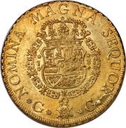 8 Escudos - Fernando VI reverse image