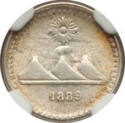 ¼ Real obverse image