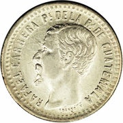 1 Real Rafael Carrera obverse image