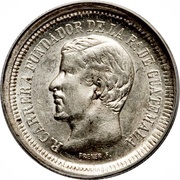 1 Real Rafael Carrera obverse image