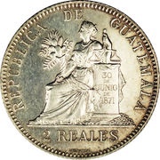 2 Reales Pattern strike reverse image