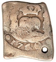 4 Reales Type II Counter-mark, Guatemala, 1839 reverse image