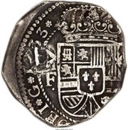 4 Reales Type II Counter-mark, Guatemala, 1839 reverse image