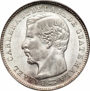 4 Reales Rafael Carrera obverse image