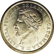 4 Reales Rafael Carrera obverse image