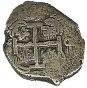8 Reales Type II Counter-mark, Guatemala, 1839 reverse image