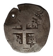 8 Reales Type II Counter-mark, Guatemala, 1839 reverse image