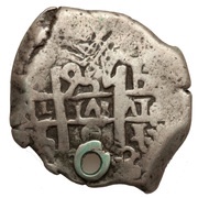 8 Reales Type II Counter-mark, Guatemala, 1839 reverse image