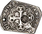 8 Reales Type II Counter-mark, Guatemala, 1839 reverse image