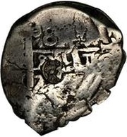 8 Reales Type II Counter-mark obverse image