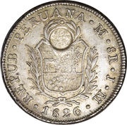8 Reales Type III Counterstamp obverse image