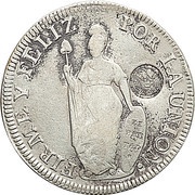 8 Reales Type IV Counterstamp obverse image