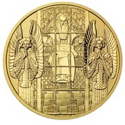 100 Euros St.Leopold's Church at Steinhof, Austria, 2005 reverse image