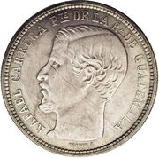 1 Peso Rafael Carrera obverse image