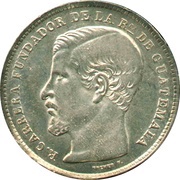 1 Peso Rafael Carrera obverse image
