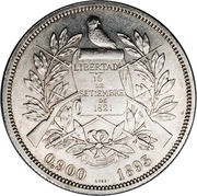 1 Peso Pattern strike obverse image