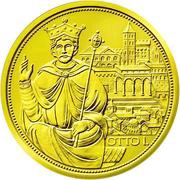 100 Euros Crown of the Holy Roman Empire, Austria, 2008 reverse image