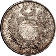 1 Peso Counterstamped coinage obverse image