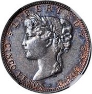 5 Pesos Pattern strike reverse image