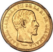 16 Pesos Rafael Carrera obverse image