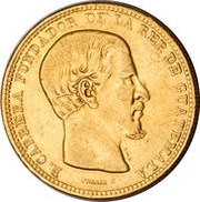 20 Pesos Rafael Carrera obverse image