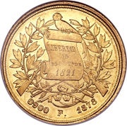 20 Pesos reverse image