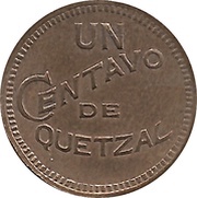 1 Centavo reverse image