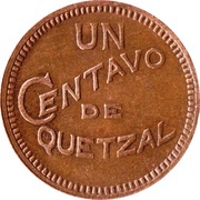 1 Centavo reverse image