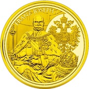 100 Euros Imperial crown of Austria reverse image