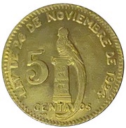 5 Centavos reverse image