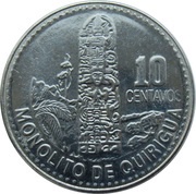 10 Centavos Magnetic reverse image