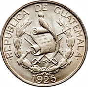 ¼ Quetzal obverse image