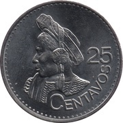 25 Centavos Magnetic reverse image