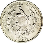 ½ Quetzal obverse image