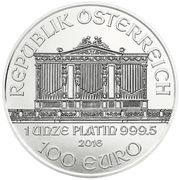 100 Euros Vienna Philharmonic obverse image