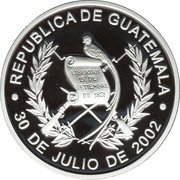 1 Quetzal Pedro Betancourt obverse image